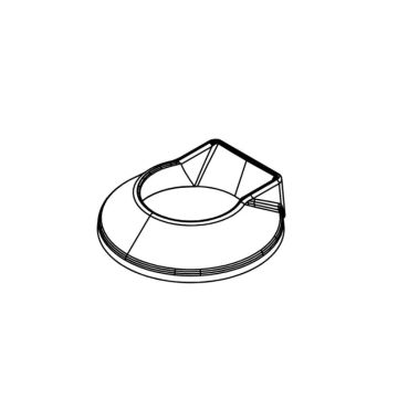 Collare fiamma ORIGINALE Klover per Stufa  Aura 80 - Soft  100 - Dual Air