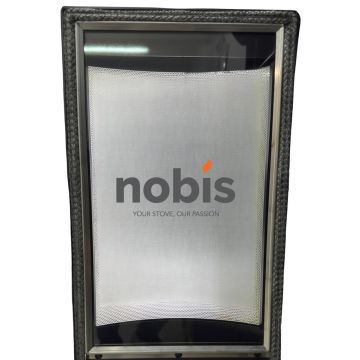 VETRO PORTA INTERNO ORIGINALE Nobis per Stufa A13 Round - A 11 Round - B 13 Ulisse