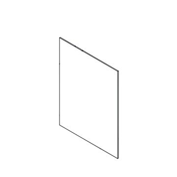 VETRO CERAMICO 4x370x509mm BV28 ORIGINALE Klover per Stufa Belvedere 28