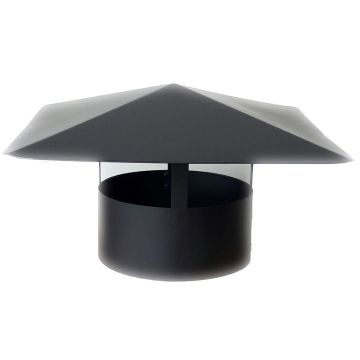 Chapeau de chemninée pare-pluie simple paroi