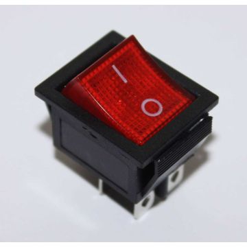 Interuttore 16A/250V bipolare, luminoso 4 Pin