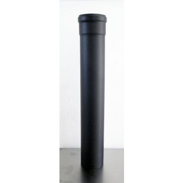 Tubo fumo smaltato nero - linea pellet