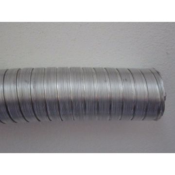 Kit n 4 pezzi tubo flessibile estensibile in alluminio per canalizzazione aria