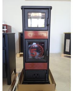 Stufa a legna con forno modello Decor C EK By Edil Kamin