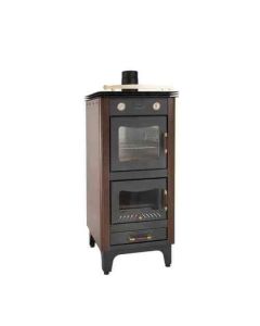 Stufa a legna con forno Clementi modello Elite